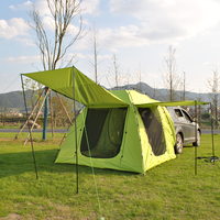 2023 haute qualité famille étanche Camping voiture coffre hayon tente maison arrière auvent ombre camping Suv tente pour 4-5 personnes