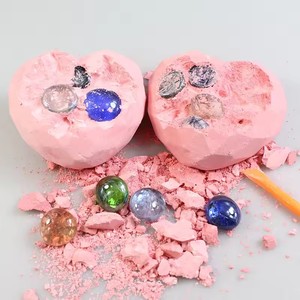 Caja ciega de juguete, juego de piedras y gemas de excavación arqueológica creativa, juguetes para descubrir, Kit de excavación artesanal para niños y niñas - Product Image 3