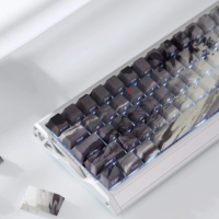 Calligraphy Theme Keycaps 135 Keys Cherry Profile Side Light Translucent PBT Keycaps for 61/64/68 Mechanical Keyboard