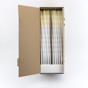 Conos Pre-Enrollados de Papel de Arroz Delgados Estilo M, Blancos Clásicos, 109mm, con Logotipo Personalizado, Paquete de 1000 Conos para Tabaco - Product Image 2