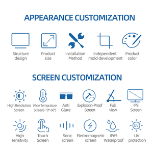 OEM 23,8 pulgadas Industrial <span class=keywords><strong>OPS</strong></span> computadora Android 11 Panel integrado todo en una PC Monitor de pantalla táctil industrial - Product Image 2