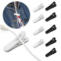 Penjepit Kabel Headphone Grosir untuk Klip MP3, Klip Pakaian, Klip Mikrofon Earphone Berkabel untuk Olahraga, Penahan Kabel di Kerah Baju