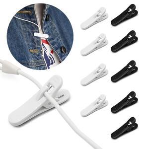 Clip de fixation de câble pour écouteurs filaires et microphones, pour MP3, à accrocher à la vêtement ou à la revers, idéal pour le sport - Vente en gros - Product Image 1
