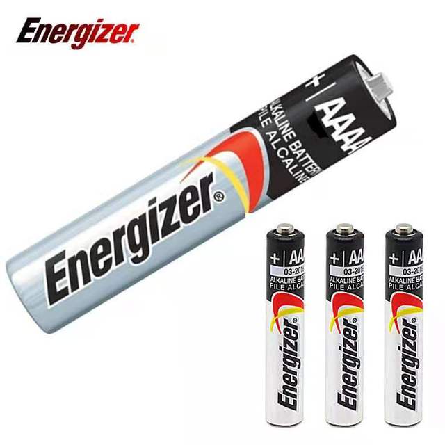 Energizer AAAA Alkaline Battery E96 LR61 No.9 1.5V Alkaline Battery, Environmentally Friendly and Mercury-free