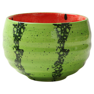 Tazón de Cerámica con Diseño de Sandía, Vajilla Redonda para Niños, Porcelana de Grado Alimenticio, Tazón de Desayuno Infantil con Patrón de Frutas - Product Image 5