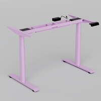 PRORIALS Cadre de bureau réglable en hauteur à double moteur, couleur personnalisée, ergonomique, extensible, pour position assise et debout, OEM ODM