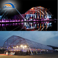 Grande tente de concert de chapiteau de toit de polygone transparent de structure en aluminium extérieure pour Classic