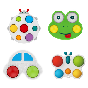 Nouvelle tendance enfants jouet sensoriel Silicone PoP conseil sans BPA <span class=keywords><strong>Montessori</strong></span> jouet d'apprentissage divers Styles jouet intellectuel pour tout-petit - Product Image 1