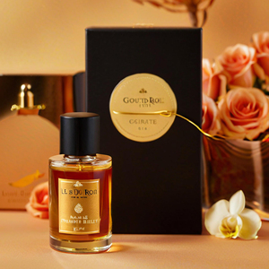 Luxury Private Label Logo Printing Round Reusable 50ml 100ml Empty Perfume Cosmetic Glass Bottle Magnetic Cap With Box Packaging