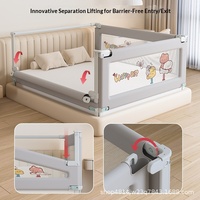 Barandilla de Seguridad para Cama de Bebé Summer Infants, Barandilla Anticaídas de Material de Cachemira, 180 cm de Longitud Ajustable, Ajuste Universal, Tres Modelos 497
