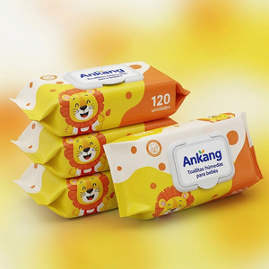 Wholesale <strong>Baby</strong> Wet Wipes Aloe Vera Vitamin E Enriched Refreshing Hygiene Multi Purpose Household Wipes for <strong>Baby</strong> Wholesale - Product Image 1