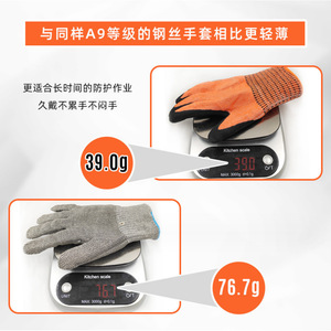 Guantes de Pantalla Táctil Resistentes a Cortes Lao An Nivel 5 HPPE con Recubrimiento de Nitrilo para la Industria de Soldadura Tallas S M L XL - Product Image 4