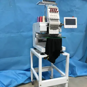 9 / 12 / 15 Needle Industrial Embroidery Machine Computerized Single / Multiple Head