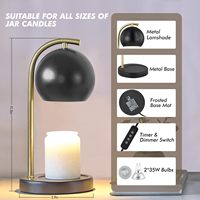 Conception postmoderne chauffe-bougie lampe parfumée cire fondre plus chaud minuterie blanc chaud salon chambre décor pendaison de crémaillère cadeaux femmes