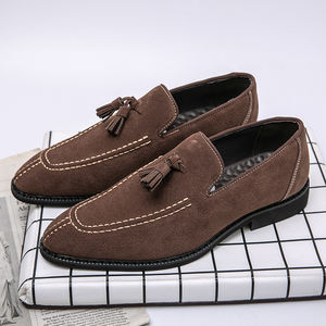 Nuevos Productos 2025, Zapatos de Vestir para Hombre con Hebilla y Correa, Estilo Moderno, Zapatos Italianos de Cuero Genuino, Mocasines Oxford - Product Image 1