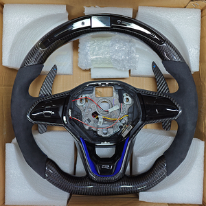 Volant personnalisé en fibre de carbone avec LED pour Volkswagen VW Golf <span class=keywords><strong>8</strong></span> MK8 R 6 7 MK5 MK6 MK7 Polo GTI Passat B8 B9 Jetta - Product Image 3