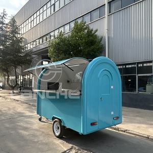 Chine Chariot de crème glacée de camion de hot-dogs mobile de haute qualité Remorque fourgonnette de nourriture mobile pour personnalisé - Product Image 3