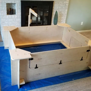 Indoor Veiligheid Huisdier Huis Hout Drachtig Box Box Voor Zwangere Honden <span class=keywords><strong>Puppy</strong></span> - Product Image 4