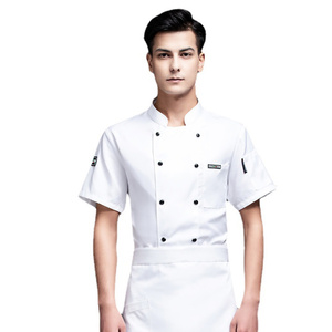 New Design <strong>Elegant</strong> Traditional Chinese Style Short Sleeve Chef Waiter <strong>Waitress</strong> <strong>Uniforms</strong> for Restaurant &amp; Bar Kitchen Use - Product Image 6