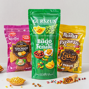 Custom Seal Zipper Snacks Packaging Potato Chips <b>Bag</b> for Custom Printed Chips Snack Nuts Biscuit Stand up Pouch <b>Bag</b> - Product Image 3