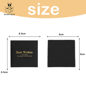 Chiffon de nettoyage pour bijoux en microfibre PUPPYSEW avec enveloppe, chiffon de nettoyage pour bijoux avec logo personnalisé - Product Image 3