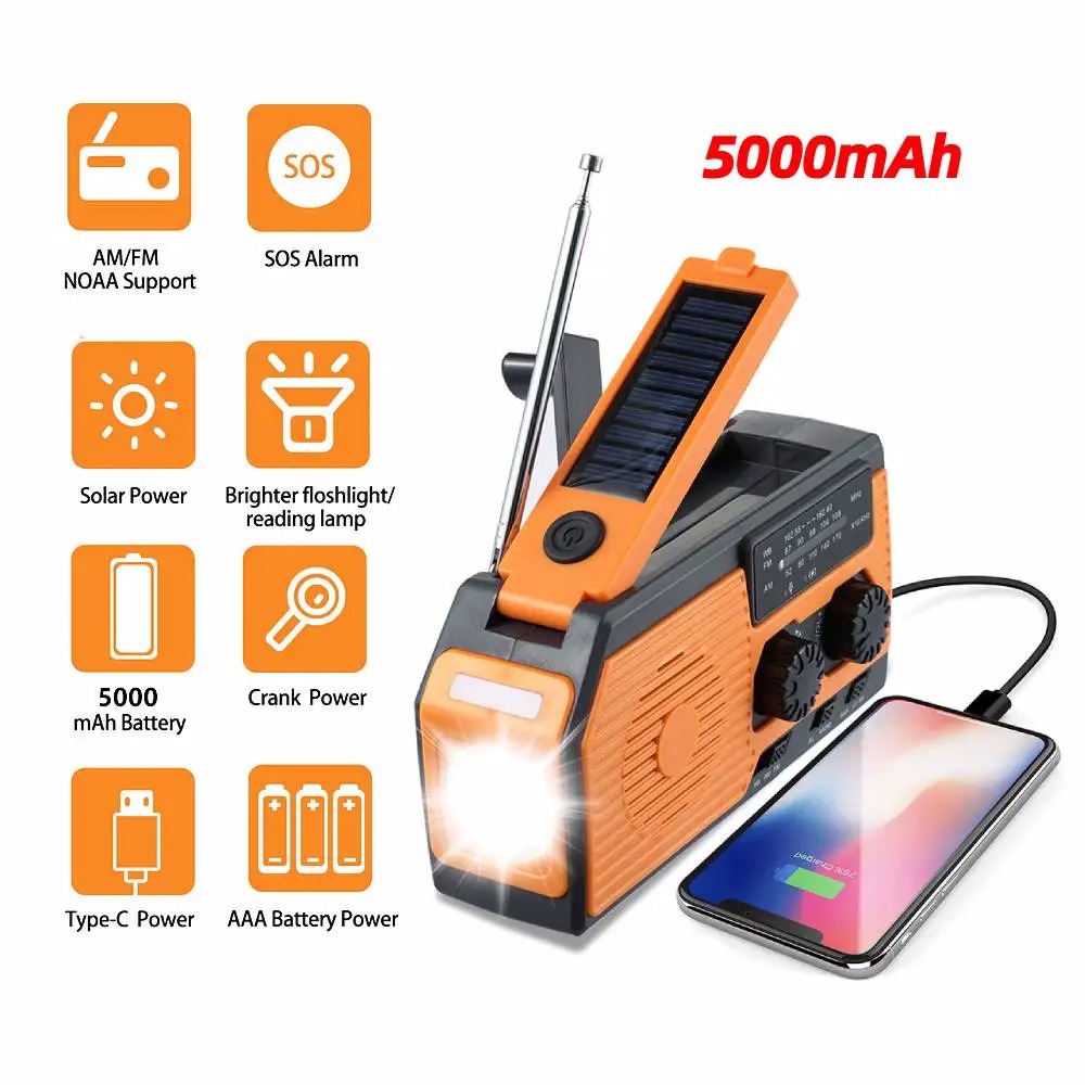 5000mAh สีส้ม