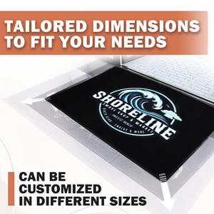 <span class=keywords><strong>Tapis</strong></span> de porte personnalisé avec logo imprimé, antidérapant, en caoutchouc et nylon, pour intérieur/extérieur, entrée, <span class=keywords><strong>tapis</strong></span> de sol commercial - Product Image 5