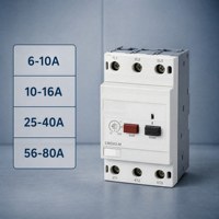 Disjoncteur thermomagnétique ZCEBOX à boîtier moulé 0,1-32A 690V 50/60Hz pour protection de moteur de pompe à eau sur rail DIN