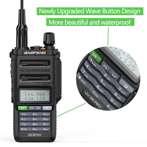 Radio Bidireccional <span class=keywords><strong>Baofeng</strong></span> UV-9R <span class=keywords><strong>Pro</strong></span> V2 2026 de Largo Alcance, Triple Potencia, Copia de Frecuencia Inalámbrica, Resistente al Agua IP68, Tipo-C - Product Image 3