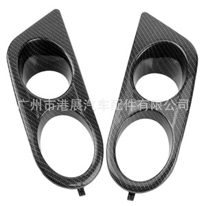 กรอบไฟตัดหมอกคาร์บอนไฟเบอร์สำหรับ BMW ซีรีส์ 3 E46 M3 51112695255 ฝาครอบกระจังหน้าล่าง - Product Image 2