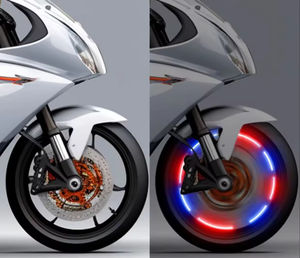 Lumière décorative LED multicolore - Charge USB avec clignotement explosif rouge, bleu, vert et connexion à vis - Lumière décorative LED - Product Image 5