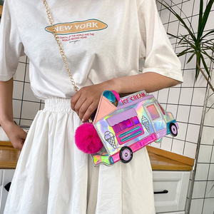 Commercio all'ingrosso di ragazze bambini piccoli laser auto singolo sacchetto di spalla del fumetto dei capretti svegli mini bag - Product Image 6