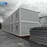 Structure en acier durable de cabine modulaire faite en usine de conteneur pour le logement de chantier
