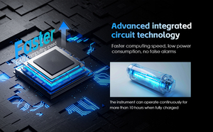 Puliton plt811 Nhà Máy phân tích khí <span class=keywords><strong>CO2</strong></span> <span class=keywords><strong>Detector</strong></span> Monitor Clip IP65 bảo vệ có thể sạc lại pin hình ảnh/rung/âm thanh - Product Image 4