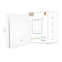 Interrupteur intelligent Zigbee, application Tuya Smart Home, télécommande, matériau ABS, utilisation en intérieur, interrupteur mural universel à un seul bouton, zéro feu, US