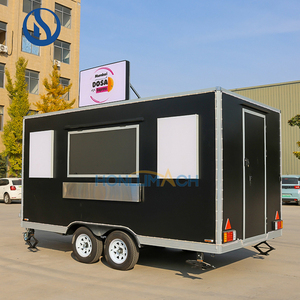 Luxury Fully Kitchen Equipped Mobile Food Truck Commercial Concession Trailer With Bathroom WH-S570 - Product Image 4