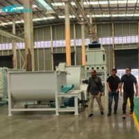 Ligne de production d'aliments pour volailles et animaux Mufeng de 3 à 5 tonnes, ligne de machines à granulés d'aliments