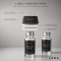 Étiquettes autocollantes personnalisées de luxe, écologiques, durables, pour flacons de peptides de 3 ml et 5 ml, autocollants brillants imperméables avec logo