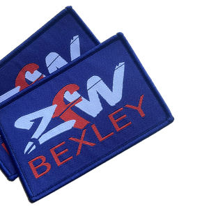 कस्टम लोगो डिजाइन गर्मी हस्तांतरण बुना हुआ कढ़ाई लेबल पैच कढ़ाई पैच कढ़ाई पैच पर लोहे - Product Image 3