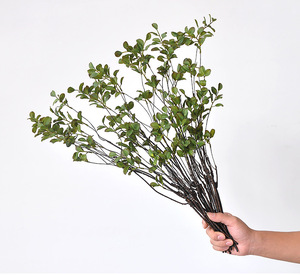 B1218 Foglie di Acero Rosse Artificiali in Seta, Disponibili in Tre Lunghezze, Decorazione per la Casa, Nuova Collezione - Product Image 6
