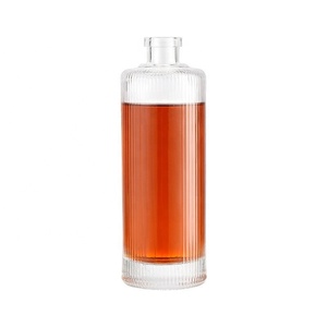 Vente en gros de bouteilles de liqueur en verre super flint de 750 ml avec <span class=keywords><strong>bouchon</strong></span> en liège, impression d'écran, logo personnalisé, vodka, whisky, gin, tequila, brandy - Product Image 5