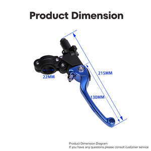 Palancas de Freno y Embrague Universales de Aluminio para Motocicleta, Repuestos Modificados <span class=keywords><strong>ASV</strong></span> Todoterreno Anticaída - Product Image 5