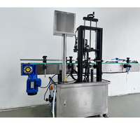 Machine de capsulage pneumatique semi-automatique à grande vitesse pour bouteilles en plastique filetées, bouteilles à vis, canettes et emballages métalliques