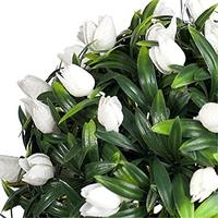 Haute qualité suspendue plante artificielle boule topiaire fleur boules topiaires en gros pour la décoration extérieure intérieure