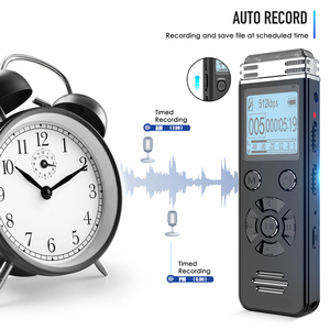 Aomago Prix d'usine en gros Enregistreur vocal miniature 16 Go pour détective portable pour réunion d'affaires - Product Image 4
