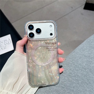 เคสโทรศัพท์ลายเปลือกหอยแฟนตาซีสุดล้ำ วัสดุ TPU แบบแม่เหล็ก สำหรับ iPhone 17 Pro Max ดีไซน์สร้างสรรค์สั่งทำพิเศษ สำหรับ Apple 16 Pro 15/14 - Product Image 6