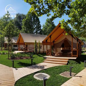 Carpa de Lujo para Glamping Stars Tent, para 6-8 Personas, Tela Oxford, Cuatro Estaciones, Un Dormitorio, Tipo Extendido, Gran Espacio para Acampar - Product Image 2