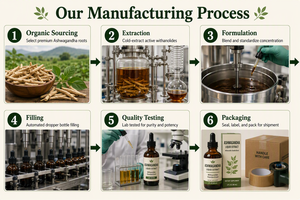 US <strong>UK</strong> European Market Private Label <strong>Sea</strong> <strong>Moss</strong> Ashwagandha Drops Human Health Support Improvement Herbal Drink Food Supplements - Product Image 6