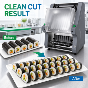 Máquina Cortadora de Rollos de Sushi en Oferta, Cortadora Automática de <span class=keywords><strong>Norimaki</strong></span>, Rebanadora de Rollos de Maki, Cortadora Comercial de Sushi para Restaurantes y Fábricas - Product Image 4