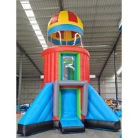 Château de saut Jeux d'intérieur commerciaux pour enfants Videur gonflable Fusée gonflable Château de saut Maison de rebond